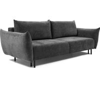 DomoHome Canapé ADEL Canapé-lit moderne avec espace de rangement et coussins en silicone Ressorts ondulés Idéal pour le salon Pieds métalliques Mousse PUR 145x200cm Surface de couchage Taille : 240x90
