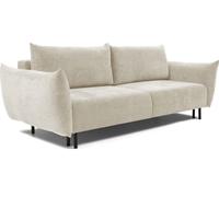 DomoHome Canapé ADEL Canapé-lit moderne avec espace de rangement et coussins en silicone Ressorts ondulés Idéal pour le salon Pieds métalliques Mousse PUR 145x200cm Surface de couchage Taille : 240x90