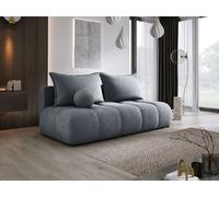 DomoHome Canapé COCO MINI Canapé-lit avec fonction lit, CLOUD Tissu, 2 places, Autoportant, Taille : 205x105x97cm Couleur : Gris foncé