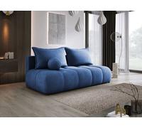 DomoHome Canapé COCO MINI Canapé-lit avec fonction lit, CLOUD Tissu, 2 places, Autoportant, Taille : 205x105x97cm Couleur : Bleu