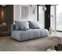 DomoHome Canapé COCO MINI Canapé-lit avec fonction lit, CLOUD Tissu, 2 places, Autoportant, Taille : 205x105x97cm Couleur : Gris clair