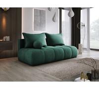 DomoHome Canapé COCO MINI Canapé-lit avec fonction lit, CLOUD Tissu, 2 places, Autoportant, Taille : 205x105x97cm Couleur : Vert