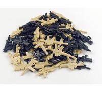 Domoni Pack d'armes pour Mini-Figurines 110 pièces/Ensemble, Compatible avec la Plupart des Marques de Mini-Personnes Conçu pour Les Mains des Mini-Figurines
