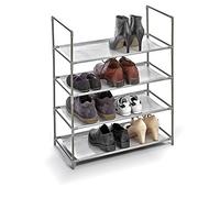 Domopak Living 8001410073433 Armoire aux 4 Étagères, Plastique/Acier/Polypropylène, Gris, 28.5 x 58.2 x 70 cm