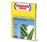 Domopak petits sacs gel - 18 x 25 cm - 1,3 L - 1 paquet de 30 pièces