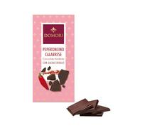 Domori® | Chocolat noir Piment Calabrese | Tablette Chocolat Noir Cacao Criollo et Piment - 75 Gr