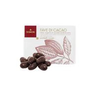 Domori® | Fèves de cacao entières enrobées de chocolat noir | Coffret Cadeau Fèves de Cacao Grillées Enrobées de Chocolat Noir - 1 x 100 Gr