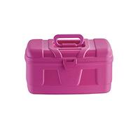 DOMPEL Organisateur/étui de vernis à ongles - Contient 34 vernis - Distributeur démaquillant - Manucure / Pédicure / Ongles / - Fabriqué au Brésil - Rose