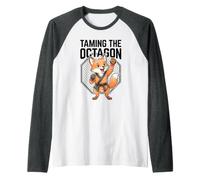 Dompter l'Octogone MMA Fox Fan Arts Martiaux Humour Citation Vie Manche Raglan