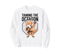 Dompter l'Octogone MMA Fox Fan Arts Martiaux Humour Citation Vie Sweatshirt