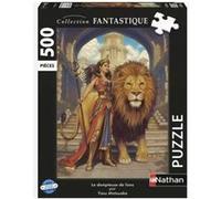 Nathan - Puzzle 500 pièces - La dompteuse de Lions | Adulte et enfant dès 12 ans - Puzzle de qualité supérieur - Pièces uniques et assemblage parfait - Détente et relaxation