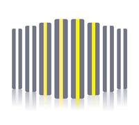 DOMTLTY Lot de 8 règles de Lecture pour dyslexie et TDAH - Aide à la Lecture pour Enfants, Bandes de Superposition pour dyslexie avec Fonction de marquage, réduit Le Stress visuel