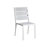 Domus Style Modigliani Lot de 4 chaises sans accoudoir, Bois, Blanc, 62 x 55,5 x 89 cm