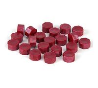 Domybest 100pcs Cire à Cacheter Vintage Cire pour Lettre Cire pour Cachet Cire Sceau Perles de Cire à Cacheter Octogonale pour Lettre Timbre Enveloppe
