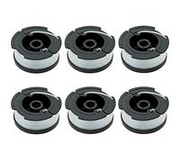 Domybest 6pcs Bobines pour Débroussailleuses Bobine de Fil pour Debroussailleuse 10 Mètres pour Black Decker Coupe Bordures