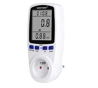 Domybest DDS108 Wattmètre Prise Compteur d'énergie électrique Mètre Contrôleur de Consommation Electrique Compteur de Courant électrique avec Écran LCD Protection contre les Surcharges