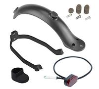 Domybest Garde Boue Arrière pour Trottinette Electrique M365 Support de Garde-Boue Feu Arrière avec Vis Bouchons à Vis étanches Accessoires de Rechange pour M365 / M365 Pro