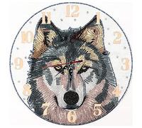 Domybest Horloge Diamond Painting avec Mecanisme Horloge Peinture Diamant Partiel Strass 5d Point de Croix Bricolage Horloge Murale Décoration de la Maison