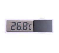 DOMYBEST Indicateur de Température Numérique LCD Transparent Thermomètre Intérieur Extérieur pour Voiture