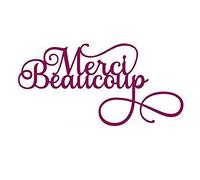 Domybest Merci Beaucoup Matrices de Découpe Scrapbooking Dies de Découpe en Métal Cutting Dies Scrapbooking DIY Gaufrage Pochoirs Découpage pour Album Photo Scrapbooking Bricolage