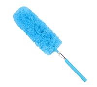 Domybest Plumeau Poussiere Téléscopique de Microfibre Plumeau Dépoussiérant Statique pour Maison Bureau (Bleu)