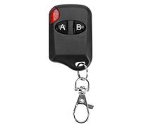 Domybest Télécommande Portail Electrique Sans Fil 433 mHZ 2 Boutons Duplicateur Clonage Clé Copi Télécommande pour Porte de Garage Porte électrique