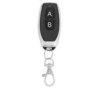 Domybest Télécommande Portail Universelle 433 mHZ 2 Boutons Duplicateur Clonage Clé Copi Télécommande pour Porte de Garage Porte électrique