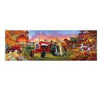 Domybest Tracteur Agricole 5D DIY Diamond Painting Grande Taille Diamond Painting Kit Complet Bricolage Artisanat Peinture Diamant 5D Complet Point de Croix Décoration 90x30cm
