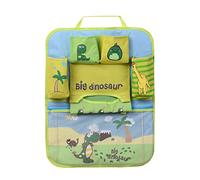 DoMyfit Organiseur de siège de voiture pour accessoires de voyage de bébé et enfants Sac de rangement à suspendre Protection de l’arrière du siège