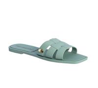 DON ALGODON Mujer - Chanclas Para Playa Y Piscina-Sandalias Flip Flop de Goma Con Suela Antideslizante Y Ligera Femme-Tongs pour Plage et Piscine-Sandales, Vert, 40 EU