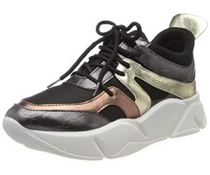 DON ALGODON S303, Basket Femme, Noir, 40 EU