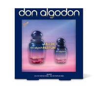 Don Algodón Set Eau de parfum pour femme 100 ml + 30 ml Parfum floral gourmand avec lys du désert, noix de coco et iris Parfum intense, féminin et élégant Idéal comme cadeau
