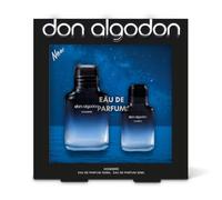 Don Algodón Set Eau de parfum pour homme 100 ml + 30 ml Parfum masculin élégant et sophistiqué Bergamote, benjoin, vétiver et ambre gris inspiré par la nuit méditerranéenne