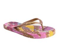 DON ALGODON Tongs pour femme - Tongs pour plage et piscine - Sandales Flip Flop en caoutchouc avec semelle antidérapante et légère, multicolore, 38 EU