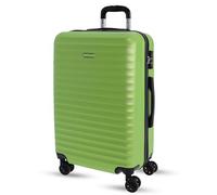 Don Algodon Valise de Voyage Rigide avec 4 Roues Doubles à 360°, Cadenas TSA et poignée télescopique résistante à l'eau pour Voyages en Avion 23 kg, Vert, Classique
