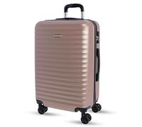 Don Algodon Valise de Voyage Rigide avec 4 Roues Doubles à 360°, Cadenas TSA et poignée télescopique résistante à l'eau pour Voyages en Avion 23 kg, Champagne, Classique