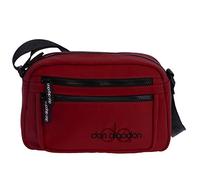 DON ALGODON Zeno, Sac Bandoulière Rouge Femme, 25 x 9 x 17 cm