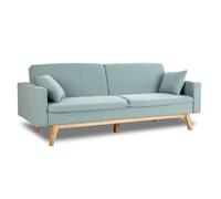Don Descanso - Canapé Convertible clic clac 3 Places Convertible lit 3 Places Reine. Dimension canapé : 201x73x79 cm | Dimension lit : 201x99x42 cm [Comprend 2 Coussins] | Vert