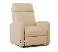 Don Descanso - Fauteuil Relax Manuel Verona Inclinable jusqu'à 160º. Fauteuil Relaxant avec Repose-Pieds, Système d'Ouverture Push, Compact, 2 Positions Couchées et Position Zéro | Beige