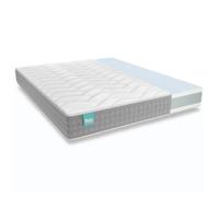 Don DESCANSO - Matelas viscoélastique mi-Ferme Talaia 105x180cm avec Tissu Extensible en Bambou. Hauteur: ±21 cm | Confort de l'hôtel | Grande réception | Respirant | réversible | Fabriqué en Espagne