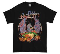 Don Dokken UP from The Ashes New Black T-Shirt Double Sided Tee BlackXX-Large