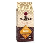 Don Francisco's Café moulu au caramel, torréfaction moyenne - 100 % arabica, café aromatisé, sachet de 355 ml