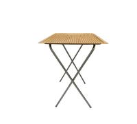 DON HIERRO - Table Pliante avec Plateau Amovible, Petite Table d'appoint Pliante pour Cuisine, Camping, terrasse, Jardin, ADA-Effet Latté