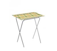Don Hierro - Table Pliante Avec Plateau Amovible, Petite Table D'appoint Pliante Pour Cuisine, Camping, Terrasse, Jardin, Ada-90 Multicolore