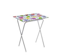Don Hierro - Table Pliante Avec Plateau Amovible, Petite Table D'appoint Pliante Pour Cuisine, Camping, Terrasse, Jardin, Ada-47 Multicolore