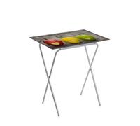 Don Hierro - Table Pliante Avec Plateau Amovible, Petite Table D'appoint Pliante Pour Cuisine, Camping, Terrasse, Jardin, Ada-42 Multicolore