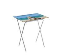 Don Hierro - Table Pliante Avec Plateau Amovible, Petite Table D'appoint Pliante Pour Cuisine, Camping, Terrasse, Jardin, Ada-62 Multicolore