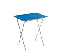Don Hierro - Table Pliante Avec Plateau Amovible, Petite Table D'appoint Pliante Pour Cuisine, Camping, Terrasse, Jardin, Ada-Bleu Bleu