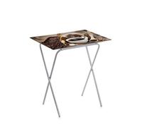 Don Hierro - Table Pliante Avec Plateau Amovible, Petite Table D'appoint Pliante Pour Cuisine, Camping, Terrasse, Jardin, Ada-41 Multicolore