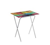 Don Hierro - Table Pliante Avec Plateau Amovible, Petite Table D'appoint Pliante Pour Cuisine, Camping, Terrasse, Jardin, Ada-23 Multicolore